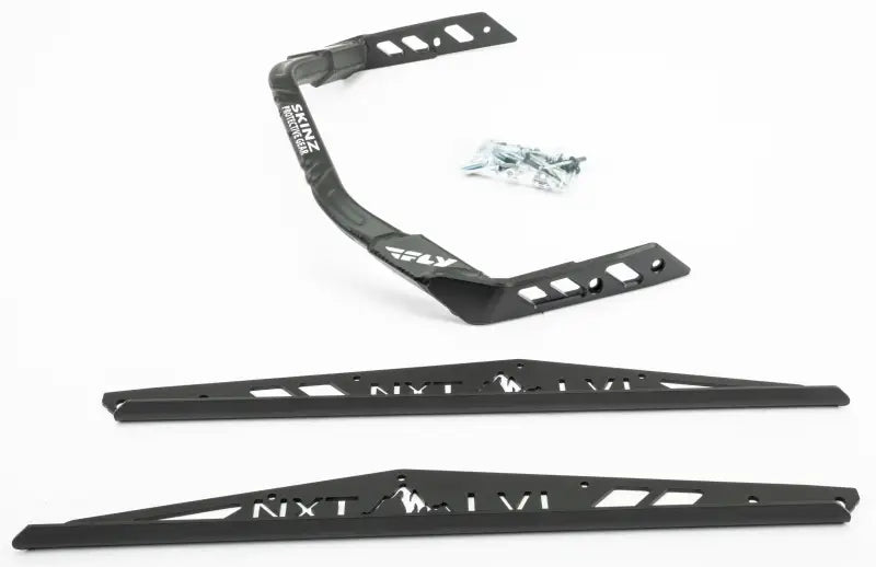 NXPRB230-FBK/BLK Pro Armor Nxt Lvl Rear Bumper Flat Blk Pol Axys Rmk 144/146 S/M wps-241-04044nlb