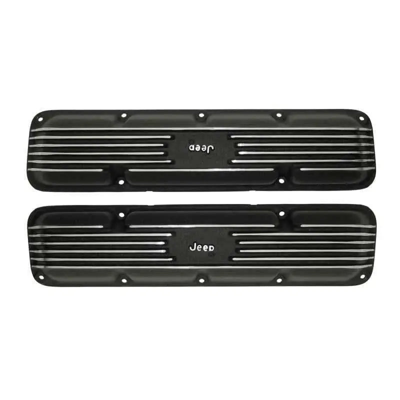 OMIX DMC-6920 Valve Cover Pair W/ Script DMC-6920