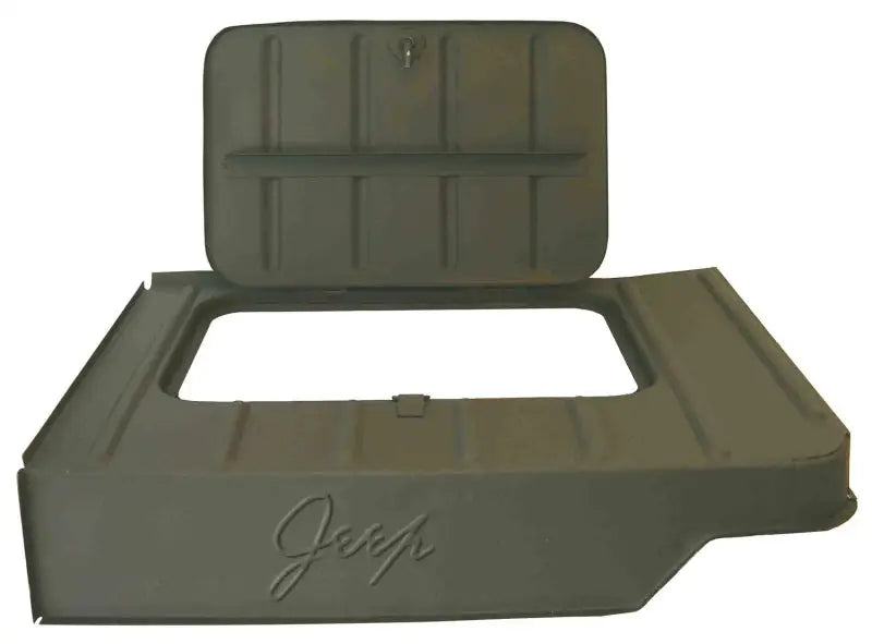 Omix Tool Compartment with Script 46-75 Willys & Models omidmc-3227k