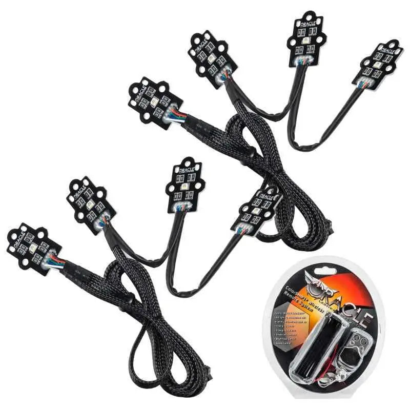 Oracle 20-21 Chevy Silverado HD 2500/3500 RGB+W Headlight DRL Upgrade Kit - ColorSHIFT 1452-330