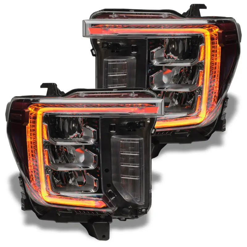 Oracle 20-21 GMC Sierra 2500/3500 HD RGB+W Headlight DRL Upgrade Kit - ColorSHIFT 2 orl1451-333