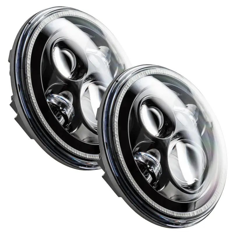Oracle 7in High Powered LED Headlights - Black Bezel - ColorSHIFT orl5769-330