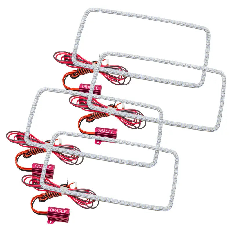 Oracle GMC Sierra 07-13 LED Halo Kit (New Square Ring Design) - White orl2629-001