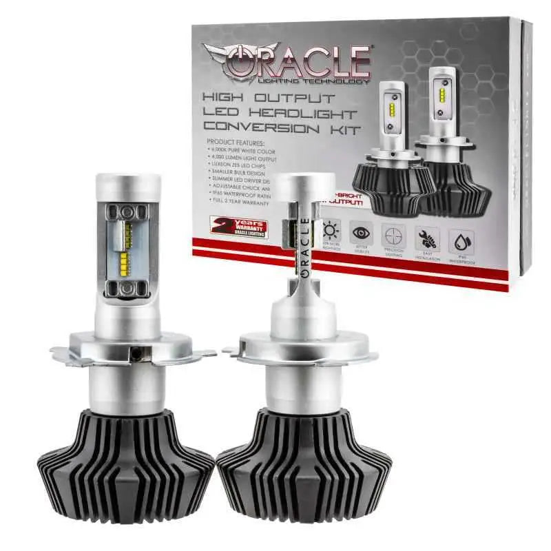 Oracle H4 4000 Lumen LED Headlight Bulbs (Pair) - 6000K 5231-001