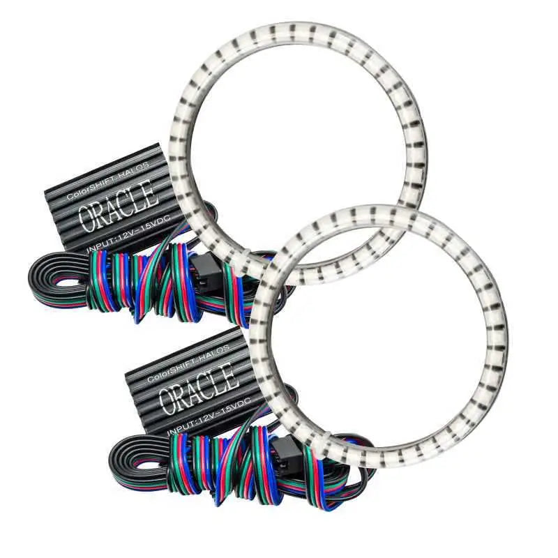 Oracle Jeep Wrangler JK 07-18 LED Waterproof Fog Light Kit - ColorSHIFT 1243-333