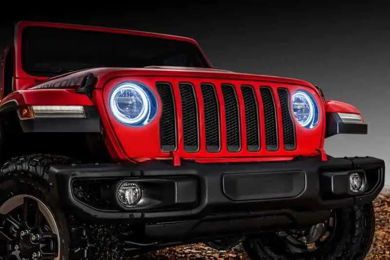 Oracle Jeep Wrangler JL/Gladiator JT LED Surface Mount Headlight Halo Kit - White 1214-001