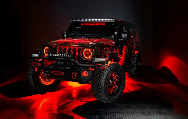 Oracle Jeep Wrangler JL/JT Sport High Performance W LED Fog Lights - ColorSHIFT w/o Controller orl5847-334