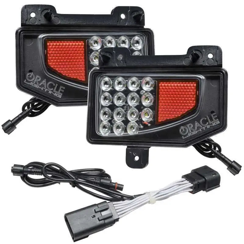 Oracle Rear Bumper LED Reverse Lights for Jeep Gladiator JT w/ Plug & Play Harness - 6000K 5881-504