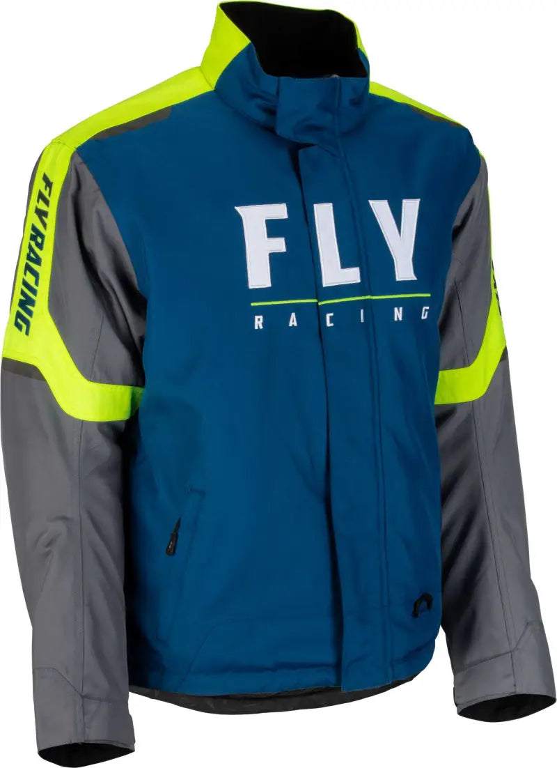 Outpost Jacket Blue/Hi Vis Md wps-470-4145m