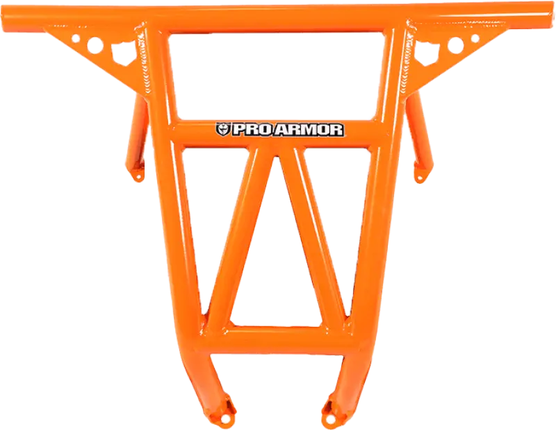 P141047OR-446 Pro Armor Race Rear Bumper Orange Pol wps-67-41047or