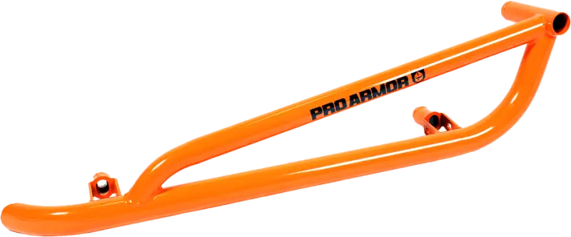 P141220OR-446 Pro Armor Tube Rock Sliders Orange Pol wps-67-41220or
