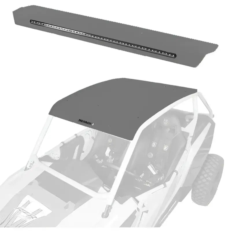 P141R123SG Pro Armor Asylum Roof W/ Light Bar Stealth Grey wps-67-14123sg