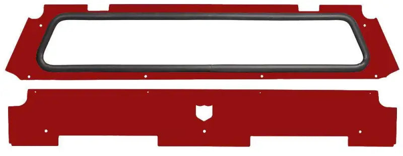 P141W461PR Pro Armor Rear Windshield Performance Red wps-67-14161pr