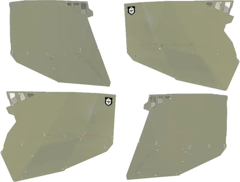 P144228GG-728 Pro Armor Stealth Door Alluminum Skins Ghost Grey Pol wps-67-44228gg