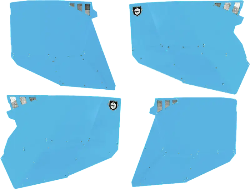 P144228SB Pro Armor Stealth Door Alluminum Skins Sky Blue Pol wps-67-44228sb