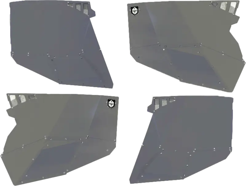 P144228SSM Pro Armor Stealth Door Alluminum Skins Sparkle Silver Metallic Pol wps-67-44228ssm