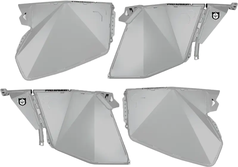 P144D000GG-728 Pro Armor Traditional Half Doors Ghost Grey Pol wps-67-44000gg