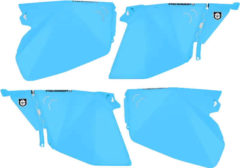 P144D000SB Pro Armor Traditional Half Doors Sky Blue Pol wps-67-44000sb