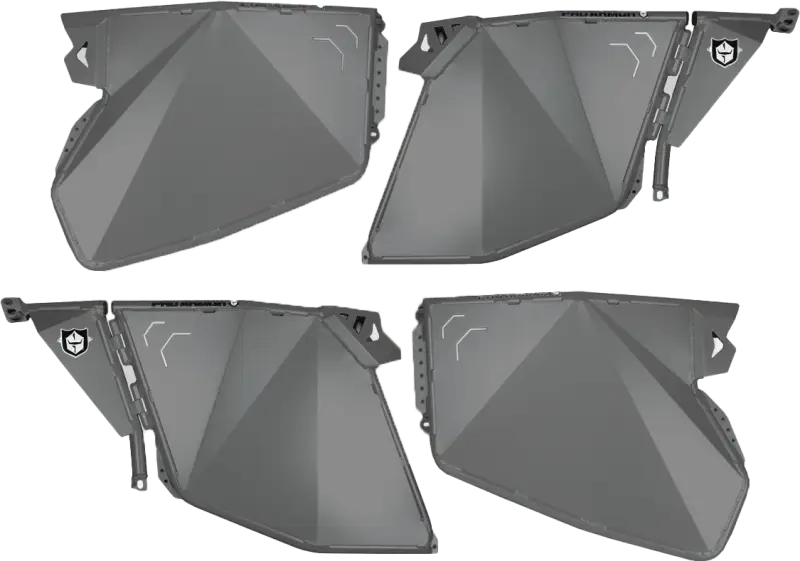 P144D000TM Pro Armor Traditional Half Doors Titanium Metallic Pol wps-67-44000tm
