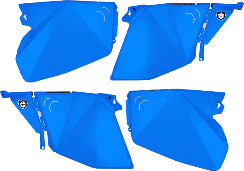 P144D000VB-689 Pro Armor Traditional Half Doors Voodoo Blue Pol wps-67-44000vb