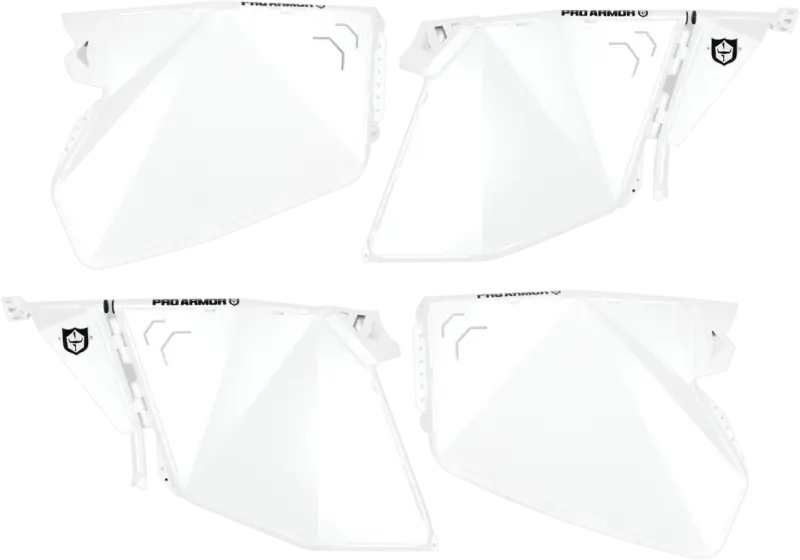 P144D000WH-133 Pro Armor Traditional Half Doors White Pol wps-67-44000wh