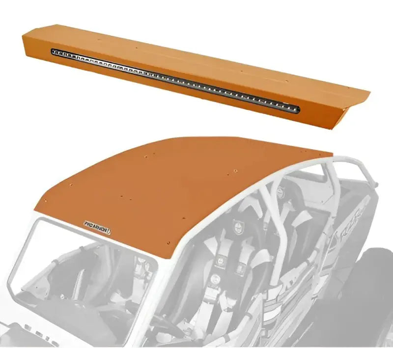P144R123ORM Pro Armor Asylum Rear Wing W/ Lightbar Orange Rust Metallic wps-67-14423orm