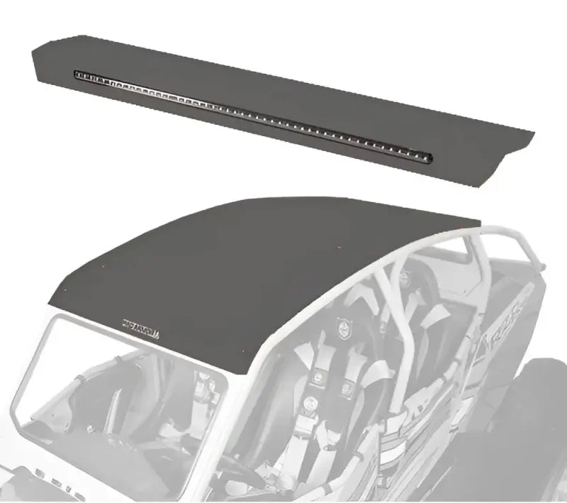 P144R123SG Pro Armor Asylum Rear Wing W/ Lightbar Stealth Grey wps-67-14423sg