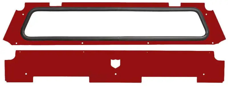 P144W461PR Pro Armor Rear Windshield Performance Red wps-67-14461pr