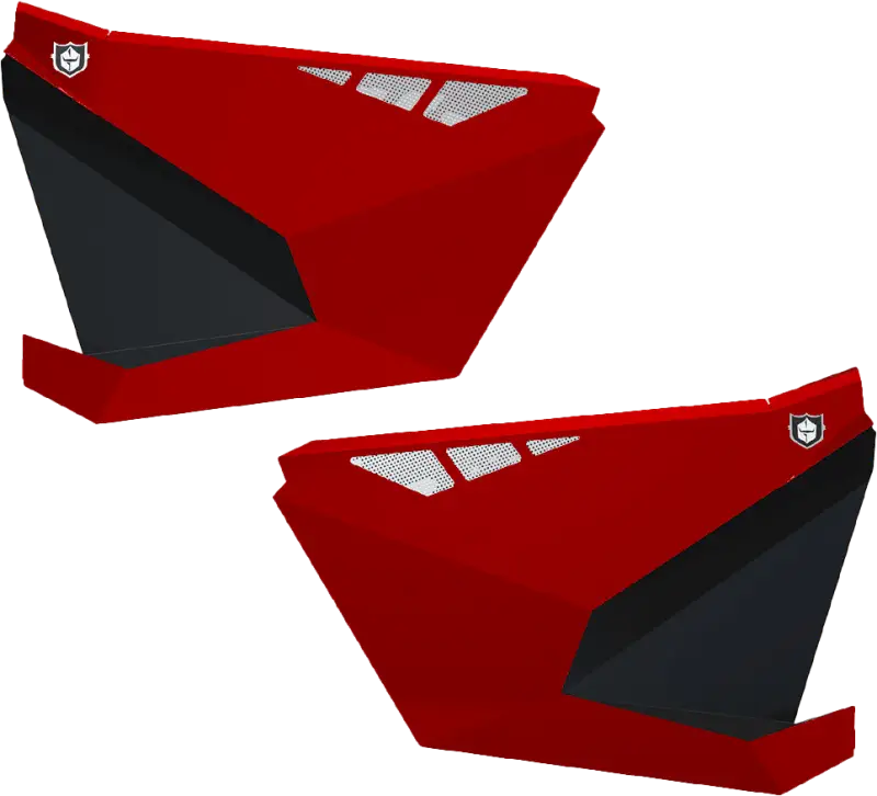 P199D003PR Pro Armor Rzr Pro Xp Doors Performance Red Pol wps-67-99003pr