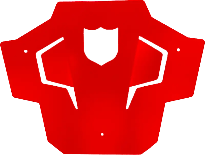 P199P367RD Pro Armor Rear Sport Bumper Skid Plate Red wps-67-99367rd
