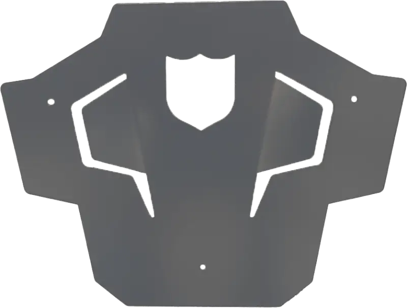 P199P367TM Pro Armor Rear Sport Bumper Skid Plate Titanium Metallic wps-67-99367tm