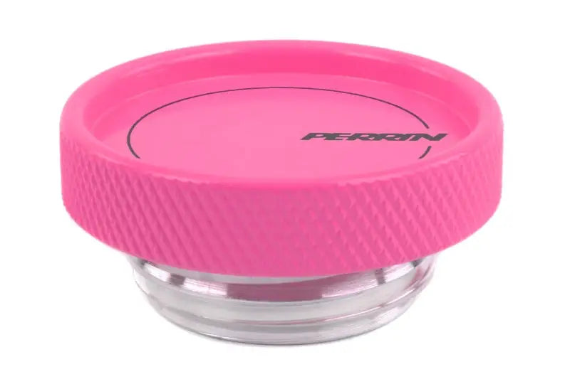 Perrin 02-21 Subaru WRX / 2022 BRZ & GR86 / 04-21 STI / 00-18 Forester XT Oil Fill Cap - Hyper Pink perpsp-eng-711hp