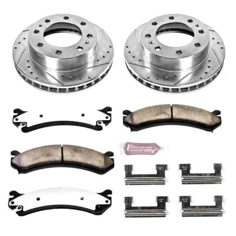 Power Stop 00-05 Cadillac DeVille Front Z36 Truck & Tow Brake Kit k2020-36