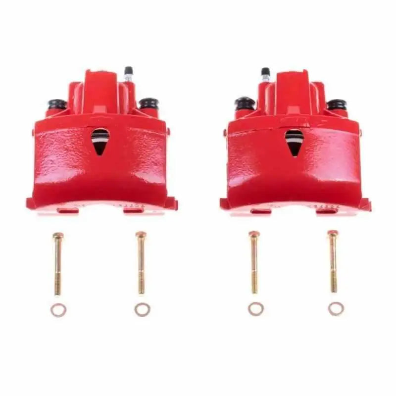 Power Stop 00-05 Dodge Neon Front Red Calipers w/o Brackets - Pair s4768
