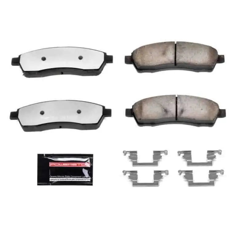 Power Stop 00-05 Ford Excursion Rear Z36 Truck & Tow Brake Pads w/Hardware z36-757