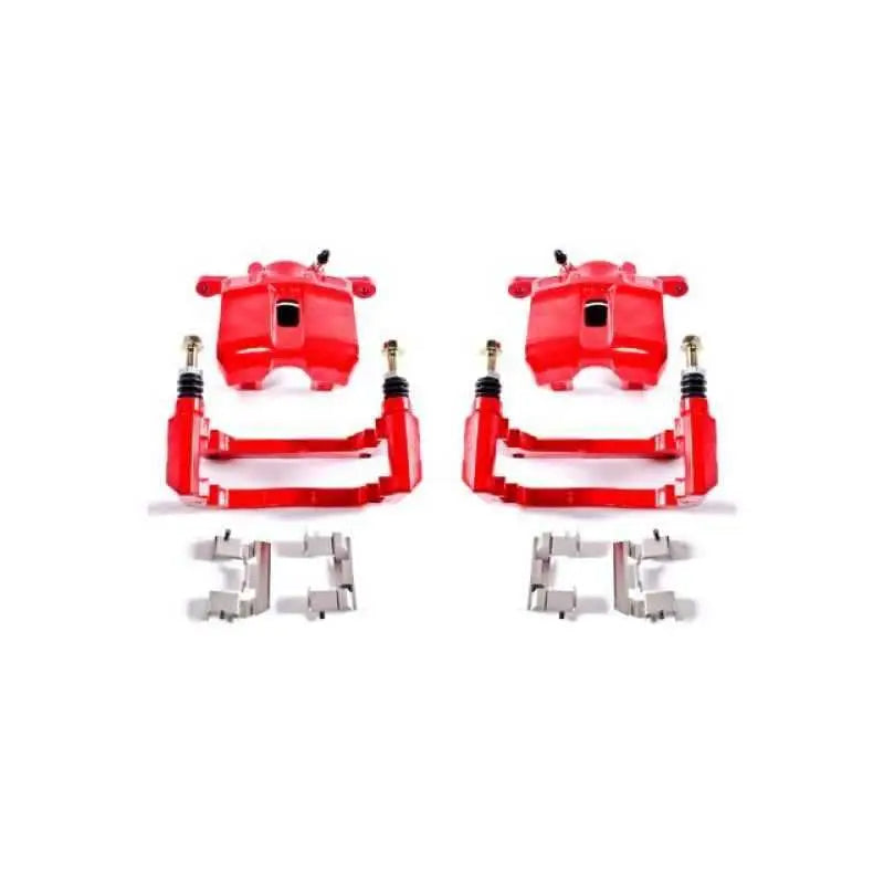Power Stop 01-03 Acura CL Front Red Calipers w/Brackets - Pair s2584