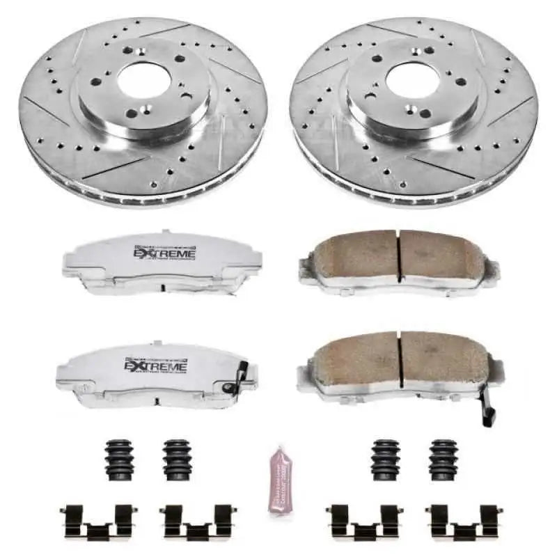 Power Stop 01-03 Acura CL Front Z26 Street Warrior Brake Kit k2292-26
