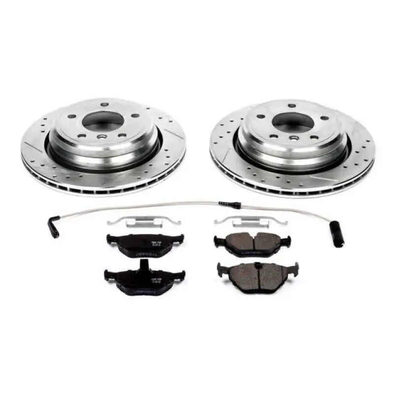 Power Stop 01-03 BMW 525i Rear Z23 Evolution Sport Brake Kit k3125