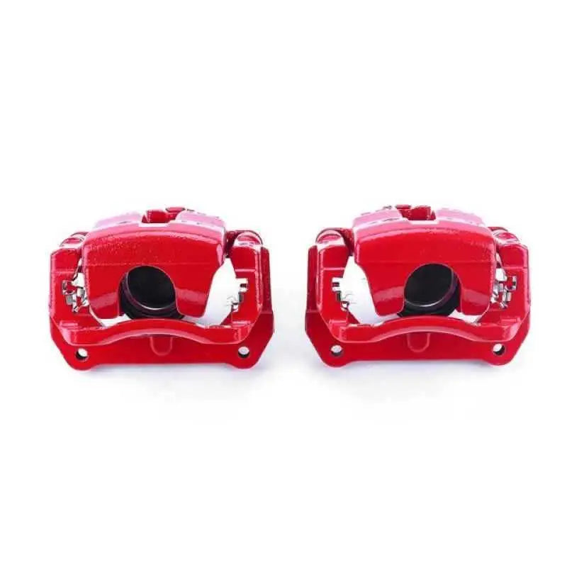 Power Stop 01-05 Mazda Miata Front Red Calipers w/Brackets - Pair S2812