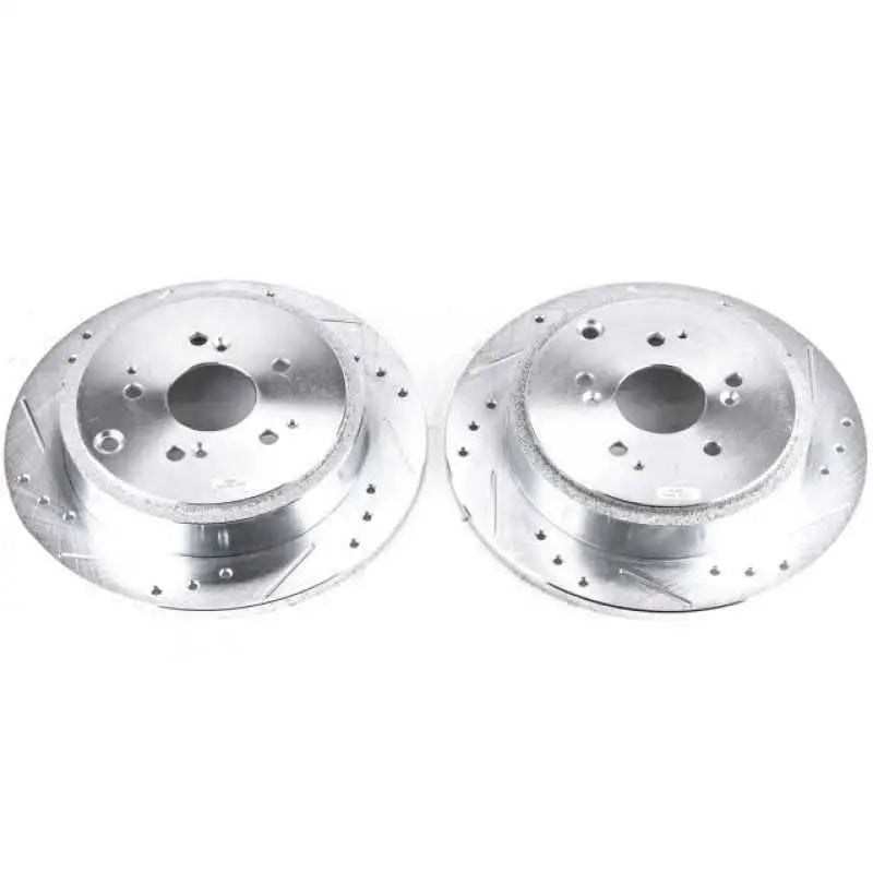 Power Stop 01-06 Acura MDX Rear Evolution Drilled & Slotted Rotors - Pair jbr960xpr
