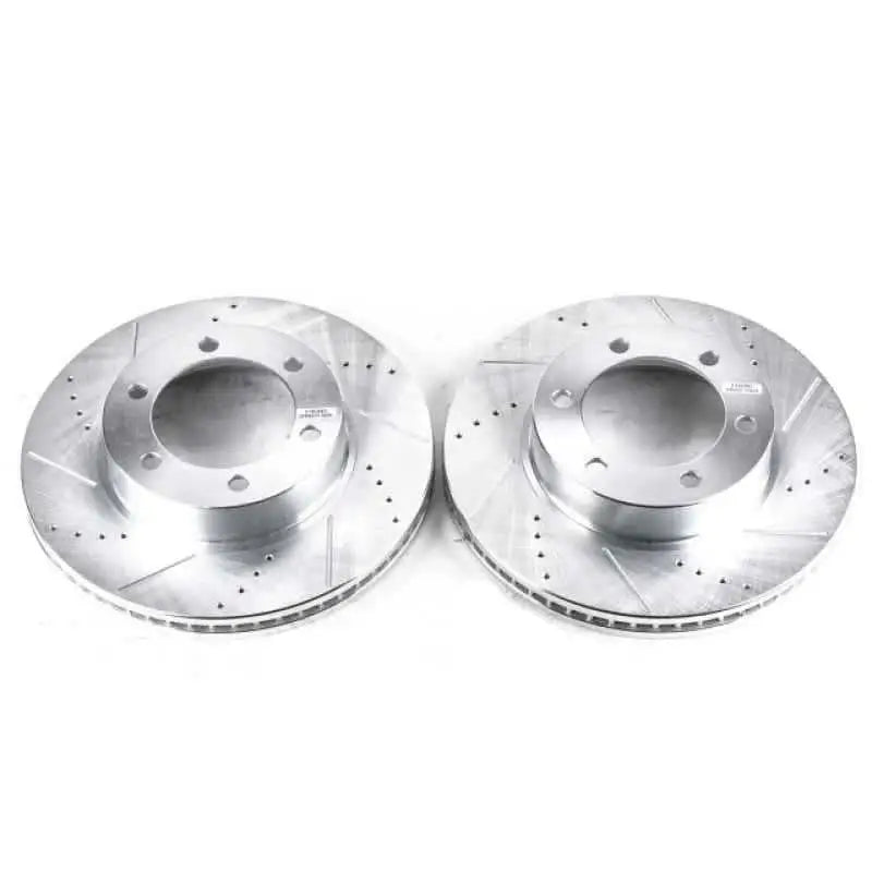 Power Stop 01-07 Toyota Sequoia Front Evolution Drilled & Slotted Rotors - Pair jbr935xpr