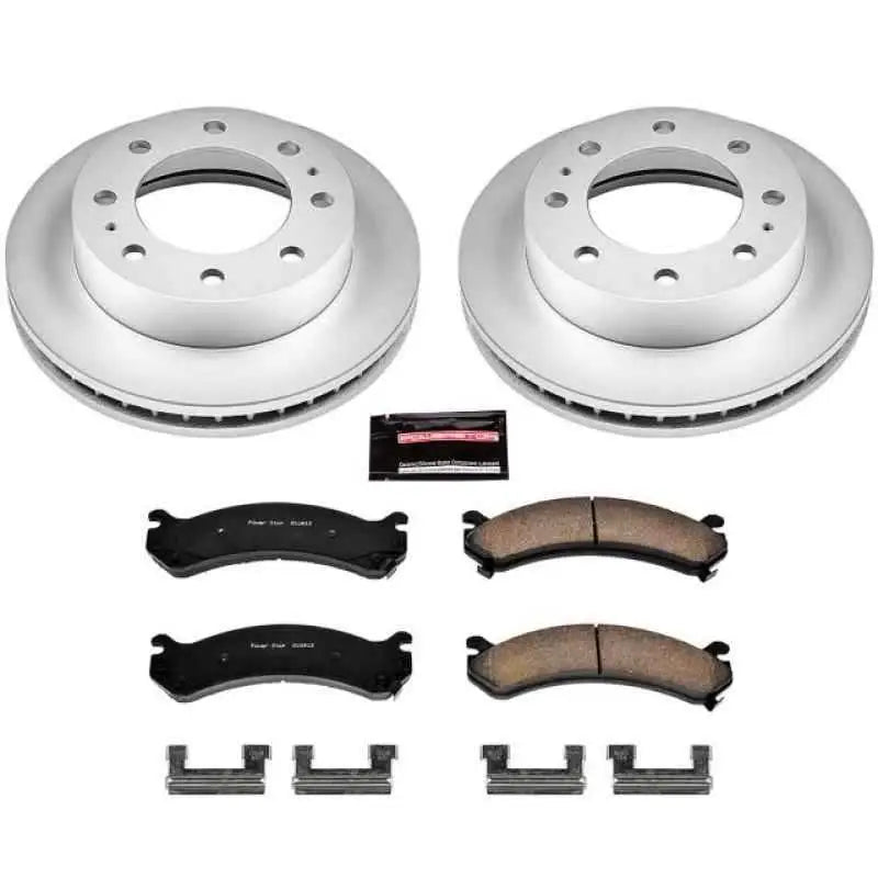 Power Stop 02-04 Chevrolet Avalanche 2500 Front Z17 Evolution Geomet Coated Brake Kit CRK2071