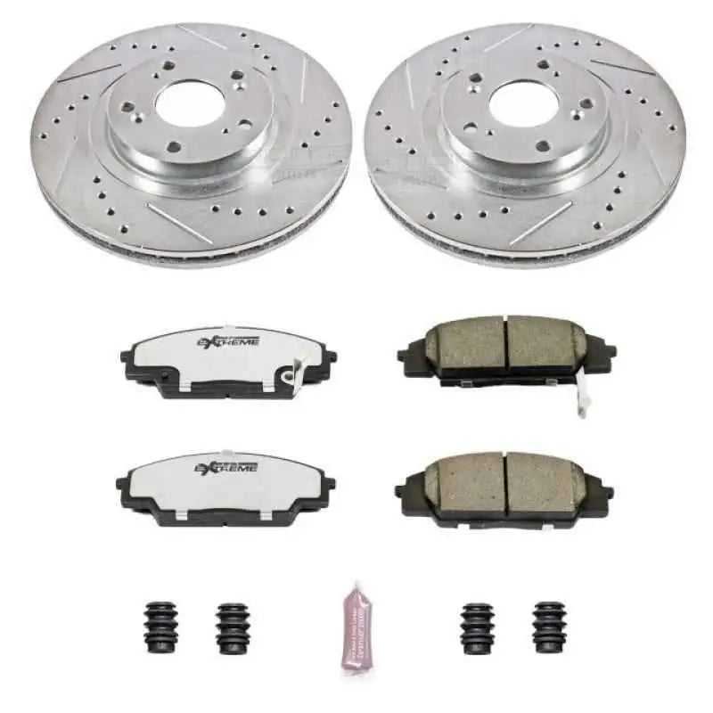 Power Stop 02-06 Acura RSX Front Z26 Street Warrior Brake Kit k2439-26