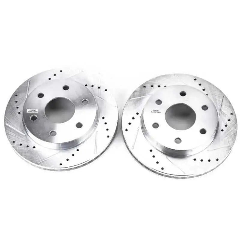 Power Stop 02-06 Cadillac Escalade Front Evolution Drilled & Slotted Rotors - Pair ar8640xpr