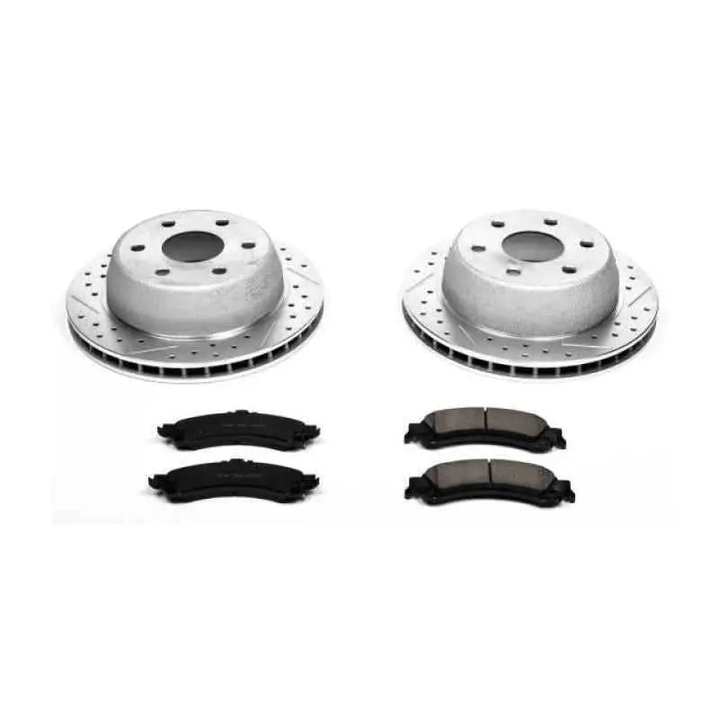 Power Stop 02-06 Cadillac Escalade Rear Z23 Evolution Sport Brake Kit k2046