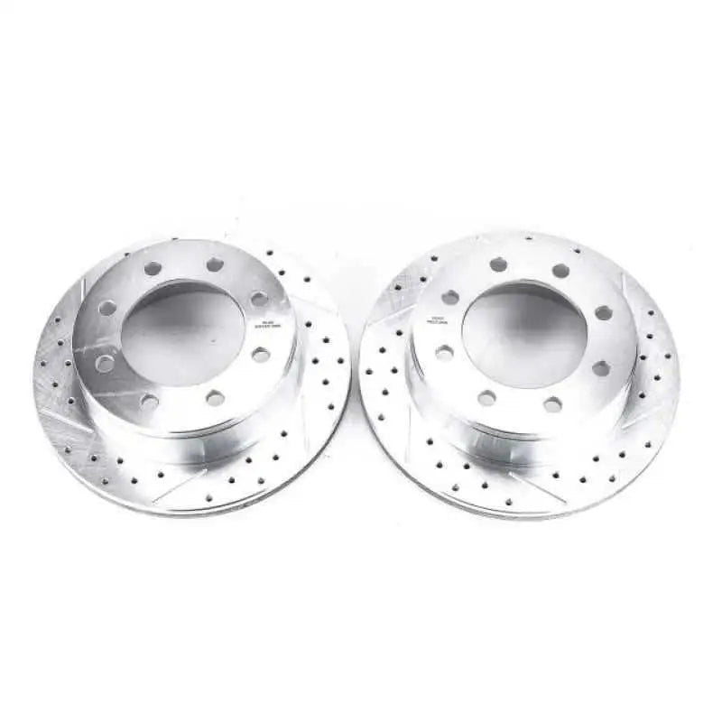 Power Stop 02-06 Chevrolet Avalanche 2500 Rear Evolution Drilled & Slotted Rotors - Pair ar8644xpr