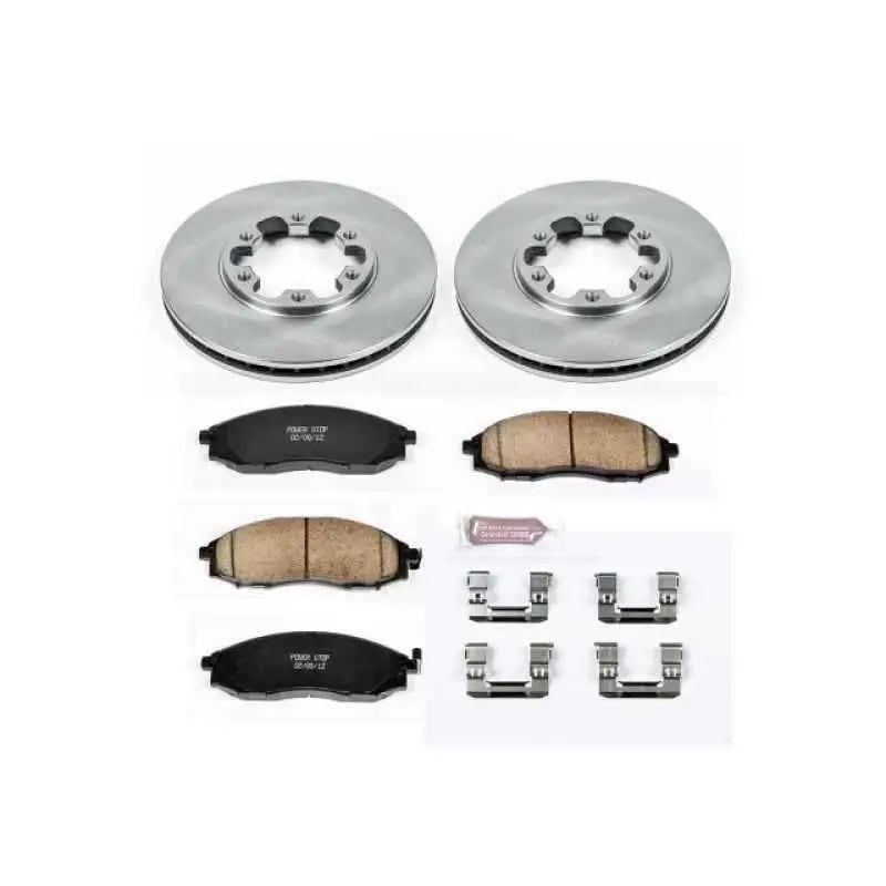 Power Stop 03-04 Nissan Frontier Front Autospecialty Brake Kit koe1176