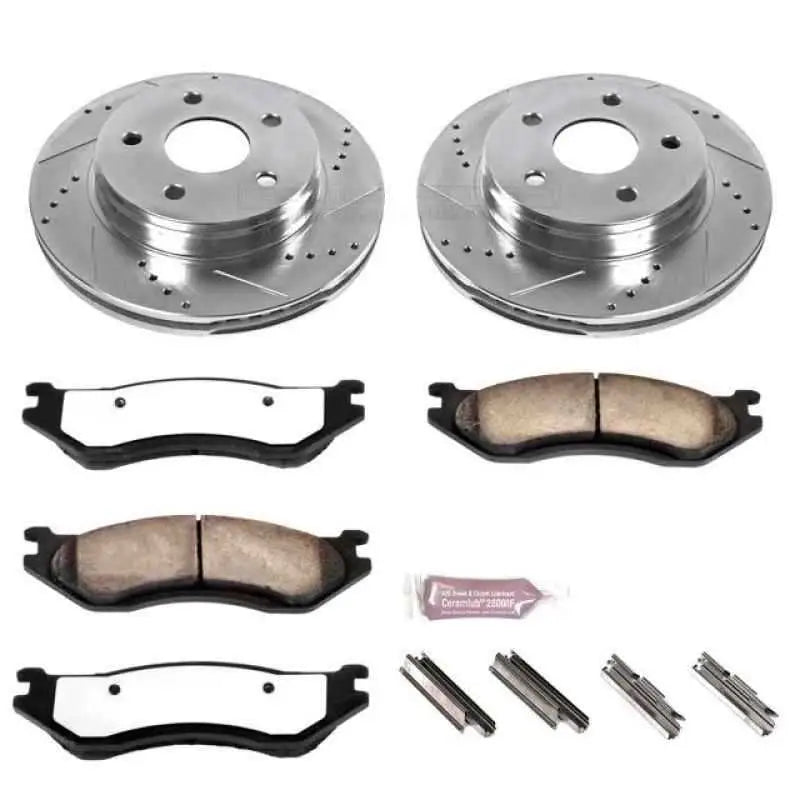 Power Stop 03-05 Dodge Ram 1500 Front Z36 Truck & Tow Brake Kit k2167-36
