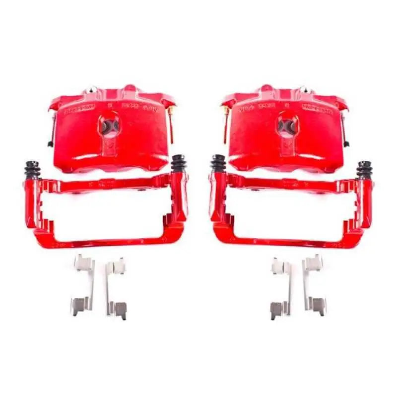 Power Stop 03-06 Cadillac Escalade Rear Red Calipers w/Brackets - Pair S4940