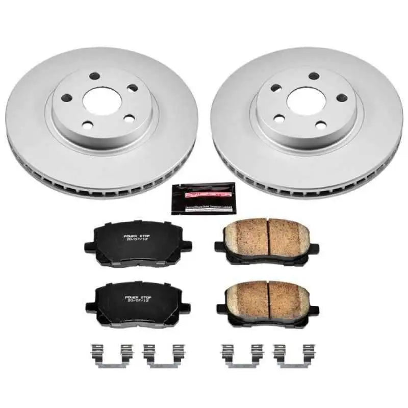 Power Stop 03-08 Pontiac Vibe Front Z17 Evolution Geomet Coated Brake Kit crk2316